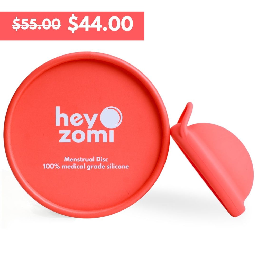 The Hey Zomi Reusable Menstrual Disc