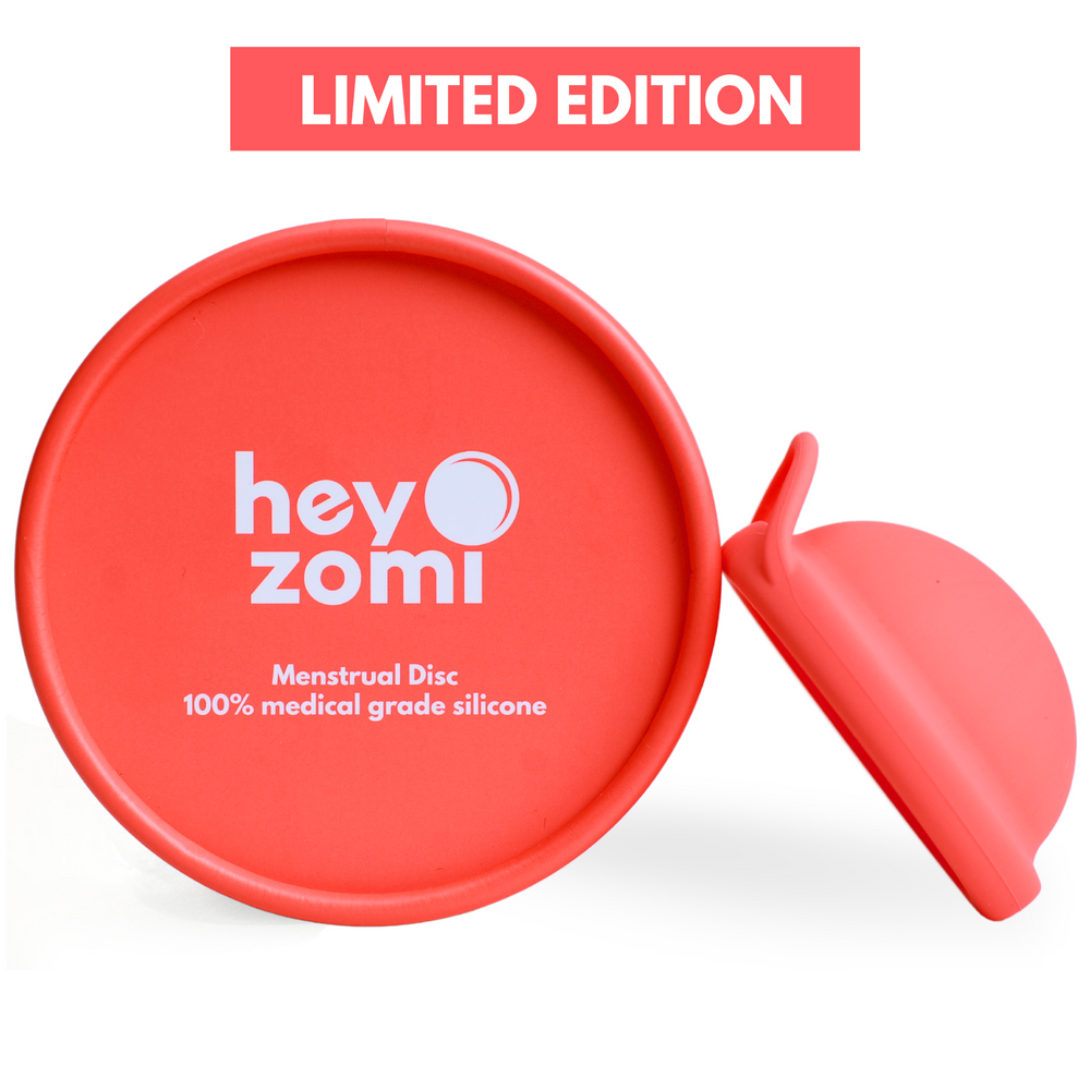 The Hey Zomi Reusable Menstrual Disc