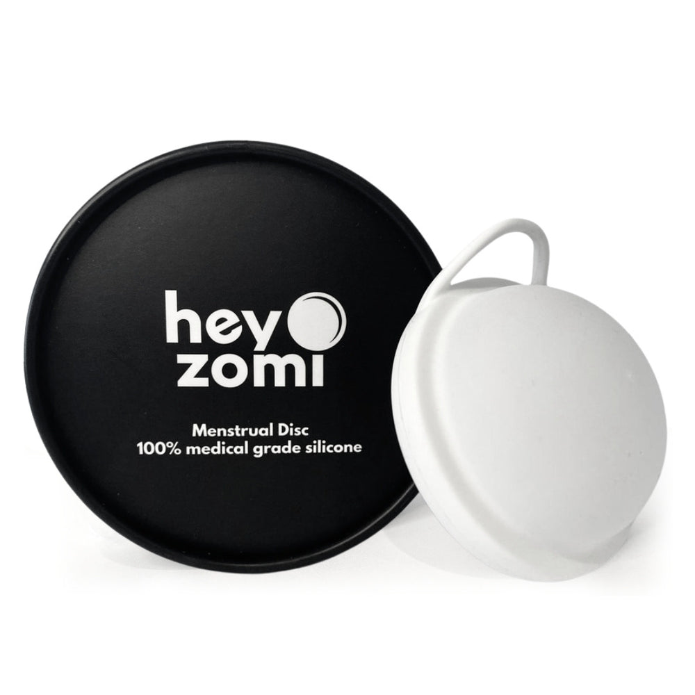 The Hey Zomi Reusable Menstrual Disc - Moonlight White